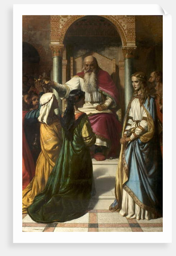 Lear and Cordelia , 1876 by John Rogers Herbert