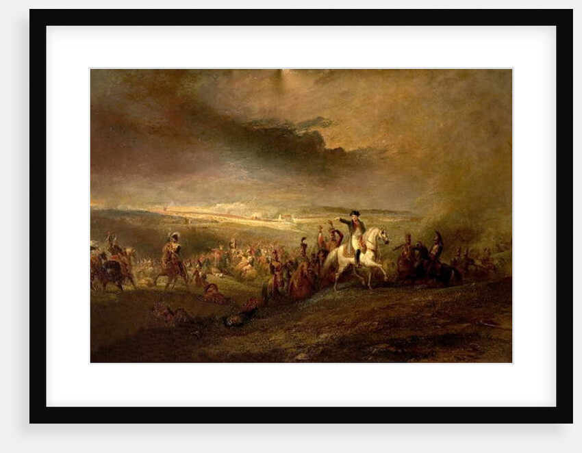 Napoleon Leaving the Field of Waterloo on 18th June 1815, c.1816 by George Jones