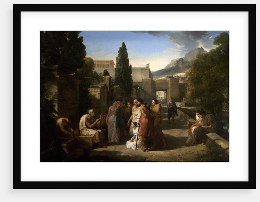 Homer singing his Iliad at the Gate of Athens, 1811 by Guillaume Lethiere