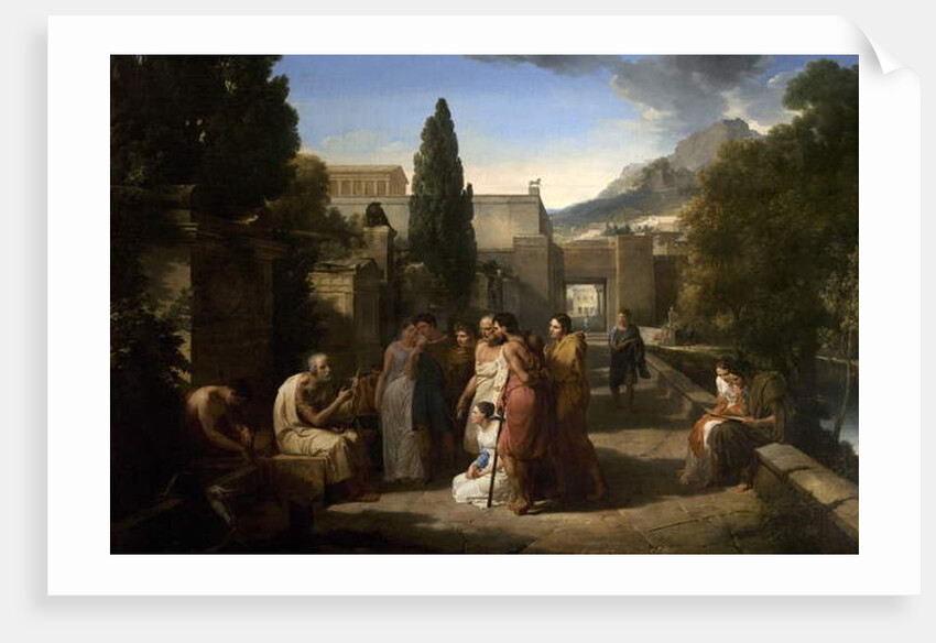 Homer singing his Iliad at the Gate of Athens, 1811 by Guillaume Lethiere
