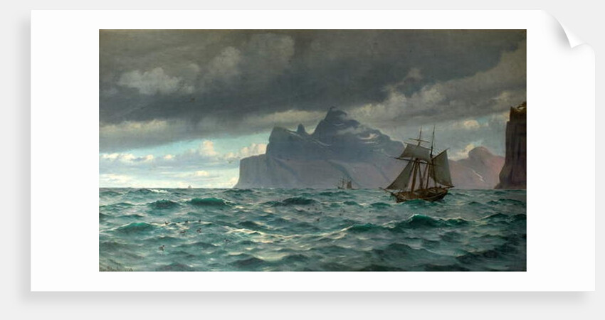 Cape North, Icelend, 1884 by Christian Vigilius Blache