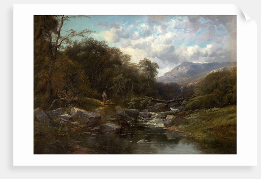 A Mountain Stream by Clarence Roe