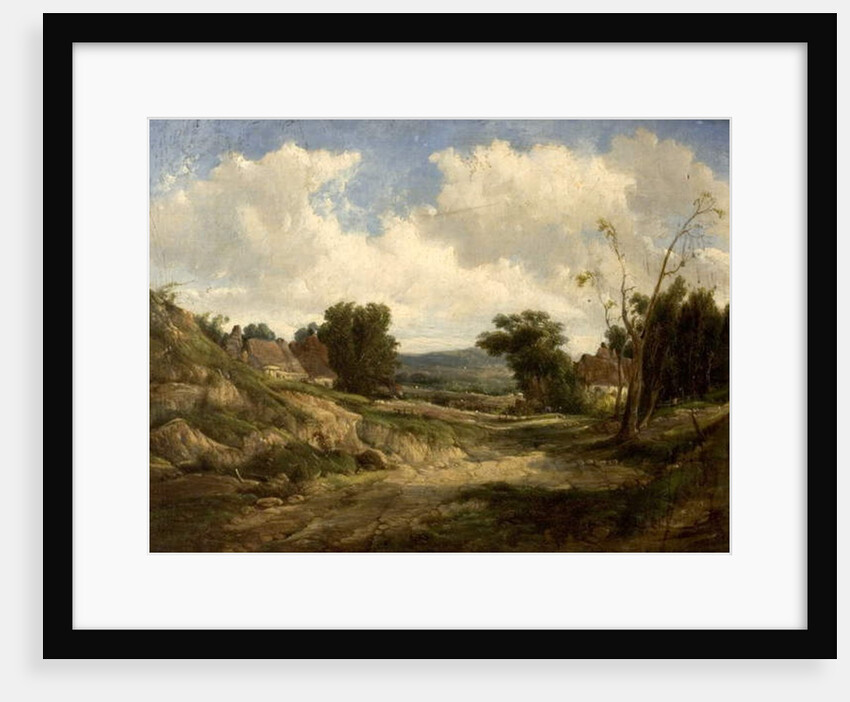 Landscape with Cottages, 1864 by Alfred Vickers