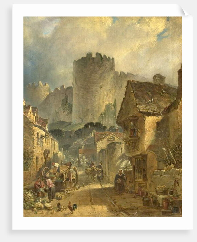 Conway Castle, North Wales, 1861 by Charles Tattershall I Dodd