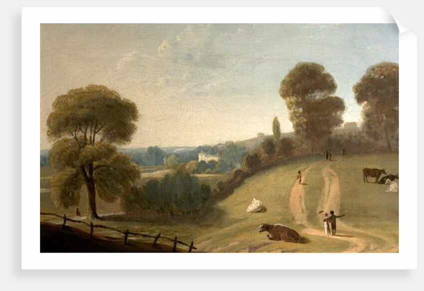 View Across Nottingham Park with Lenton Priory in the Distance by Thomas Barber