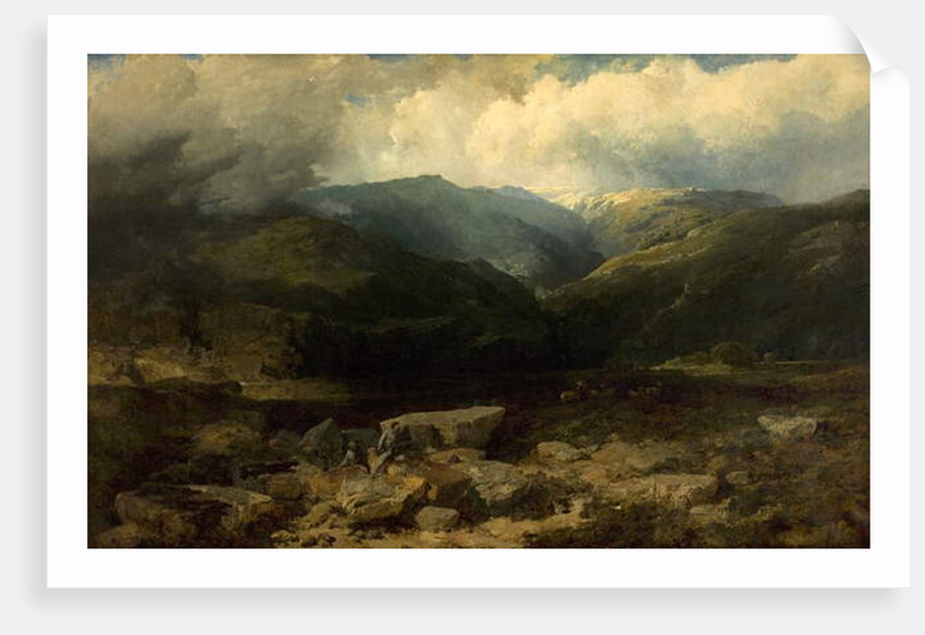 Deer Stalking in the Highlands, a Quiet Shot, 1860 by Edmund John Niemann