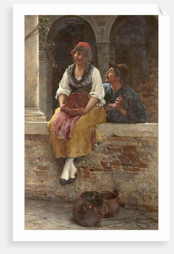 The Offer, 1887 by Eugen von Blaas