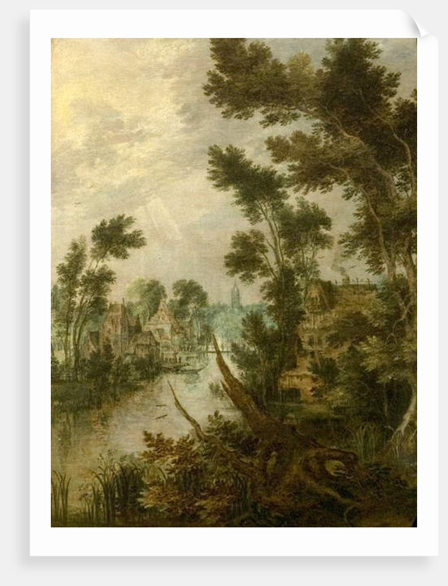 River Scene, 1614 by Gillis Claesz d' Hondecoeter