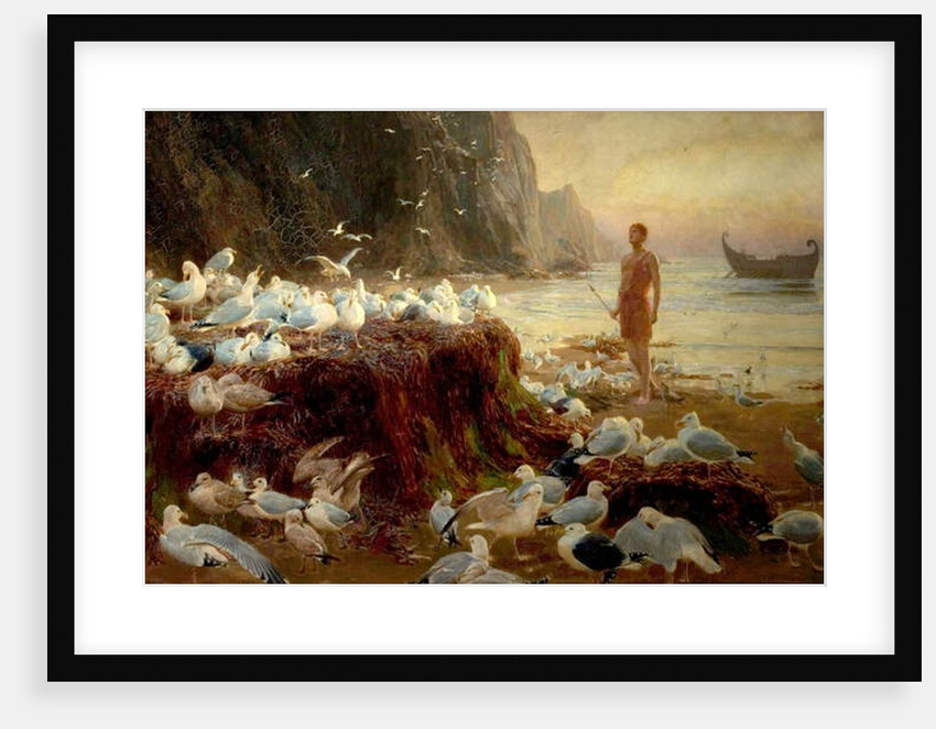 An Old World Wanderer, 1887 by Briton Riviere