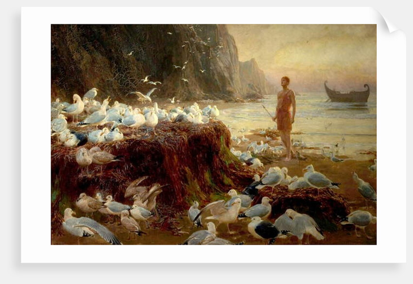 An Old World Wanderer, 1887 by Briton Riviere