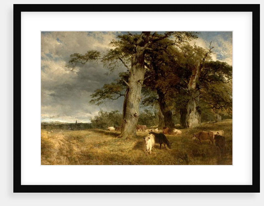 Landscape in the Dukeries, Nottinghamshire, 1850 by Henry Dawson