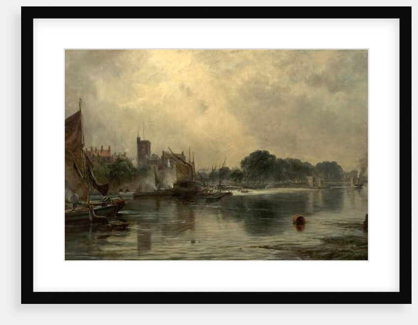The Thames at Chiswick, London, 1865 by Samuel Bough