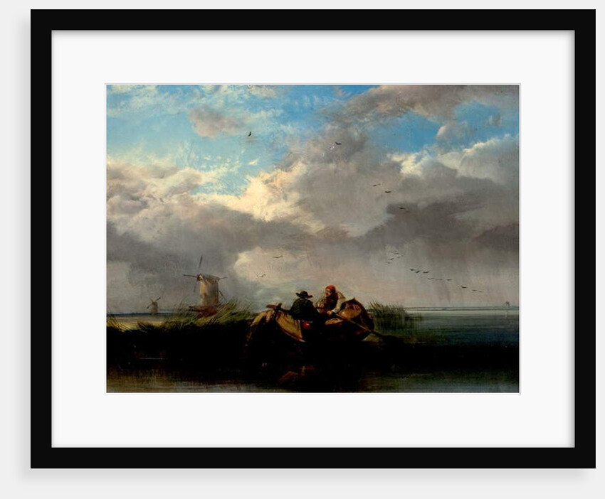 Norfolk Broads with Boats by Henry Bright