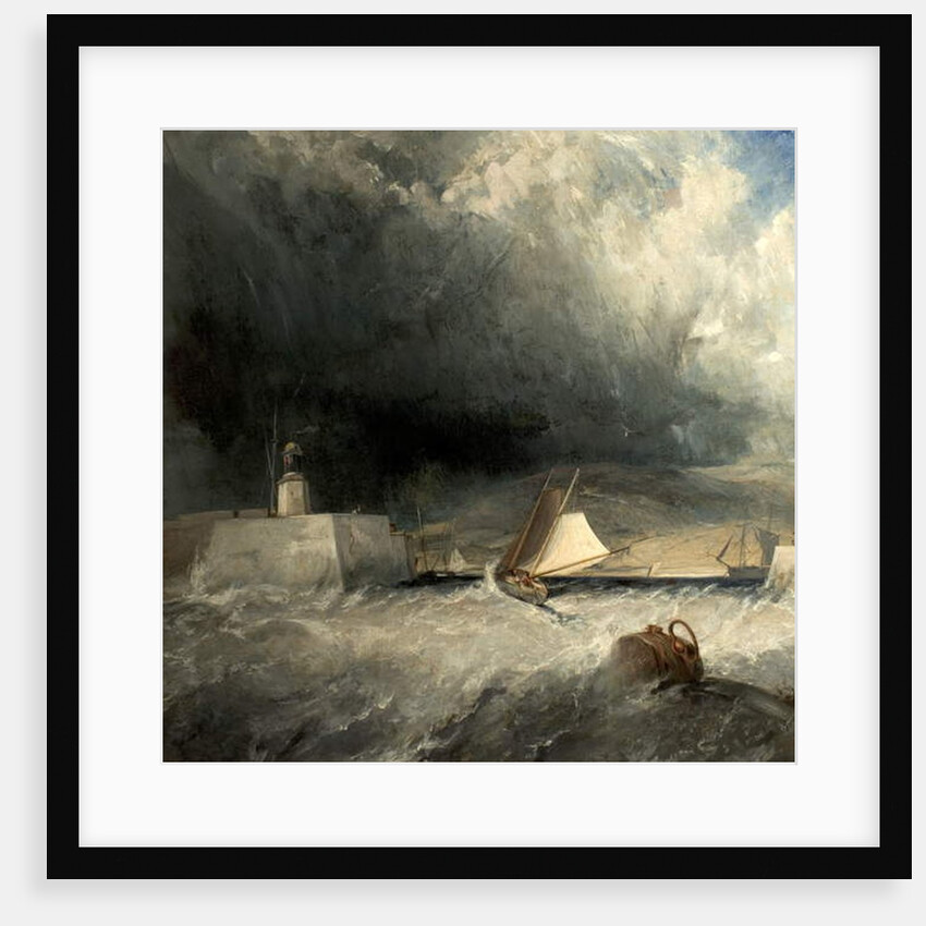 Whitby Harbour, North Yorkshire, 1836 by George Chambers