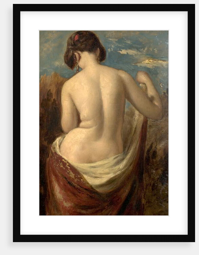 Study of a Half-Nude Figure by William Etty