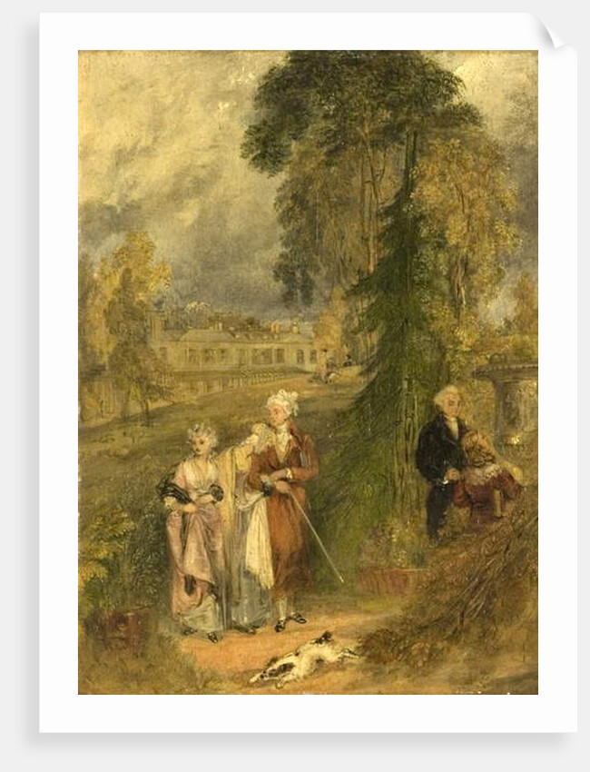 The Residence of Hayley, Eartham, Sussex by William Harvey