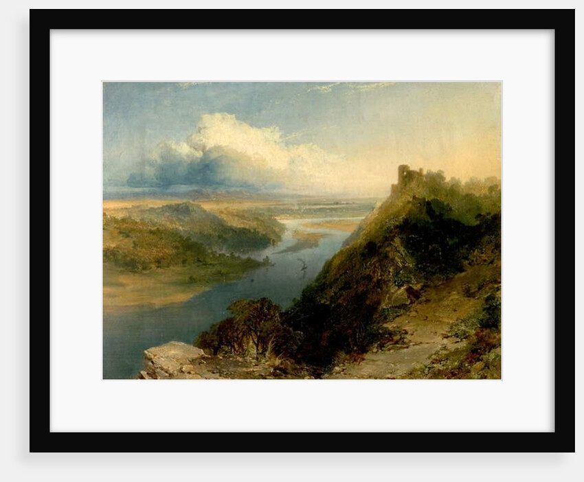 Arundel Castle, West Sussex, and Stream, 1855 by Edmund John Niemann