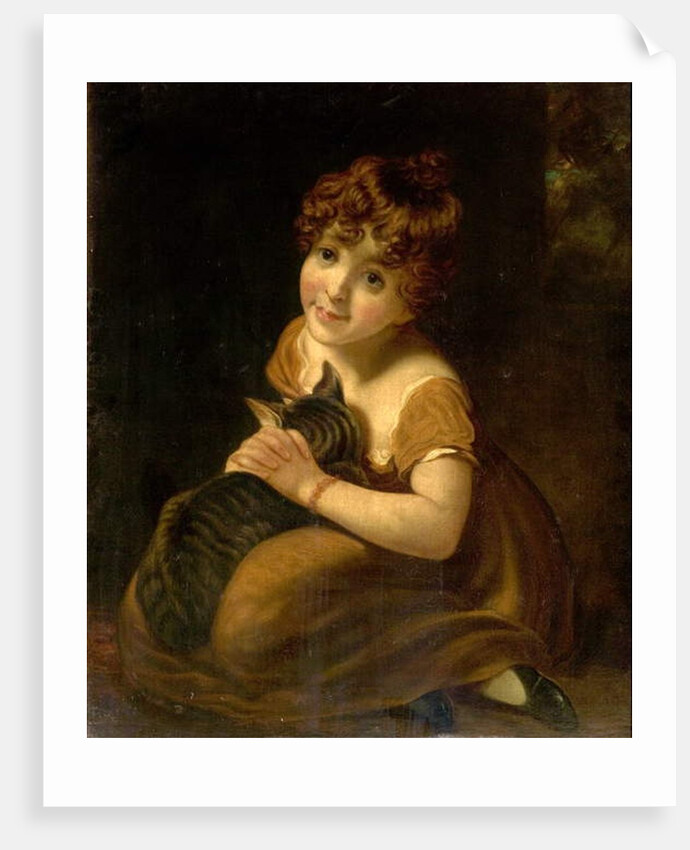 Girl with a Cat by John Opie