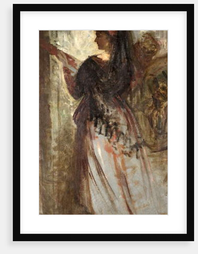 A Lady with a Guitar by John Phillip