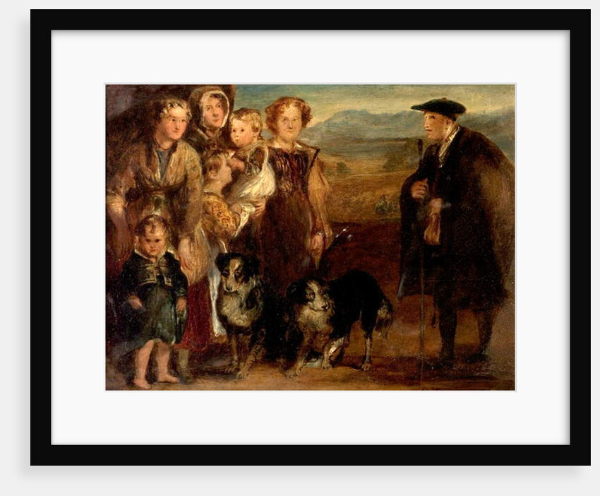 A Highland Family, 1823 by David Wilkie