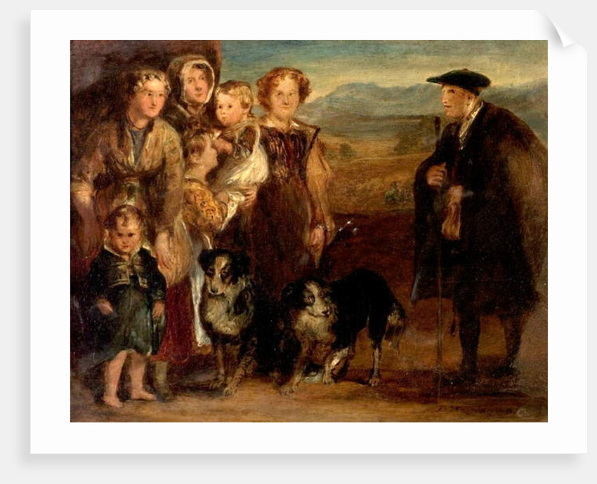 A Highland Family, 1823 by David Wilkie
