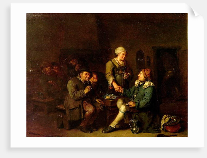 Interior of a Tavern with Smokers by Egbert van the Elder Heemskerck