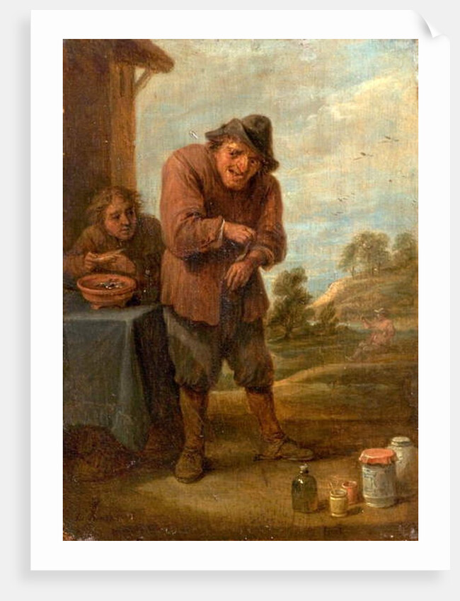 The Sense of Feeling by David the Younger Teniers