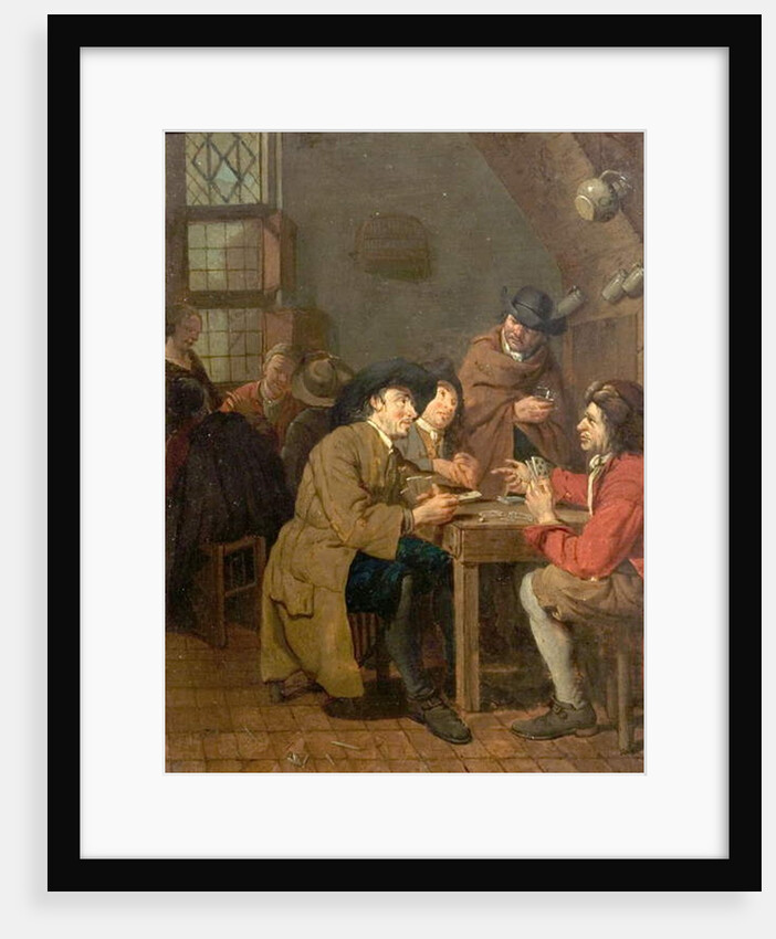 Interior, Card Playing by Peter Jacob Horemans