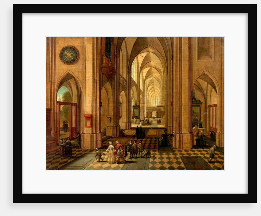 Antwerp Cathedral by Peeter the elder & Vrancx Sebastian Neeffs