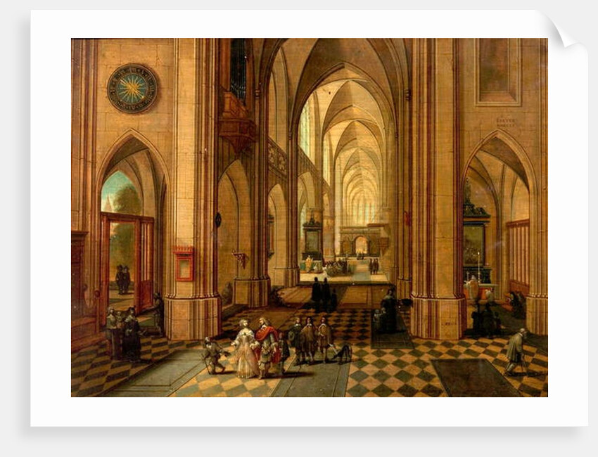 Antwerp Cathedral by Peeter the elder & Vrancx Sebastian Neeffs