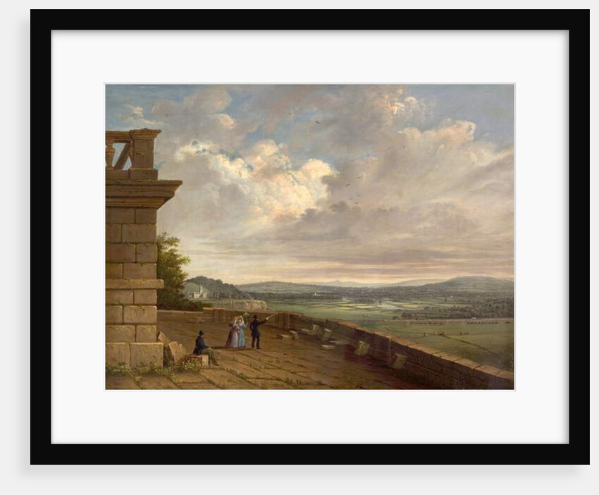 View from the Nottingham Castle Terrace Looking East, c.1845 by John Rawson Walker