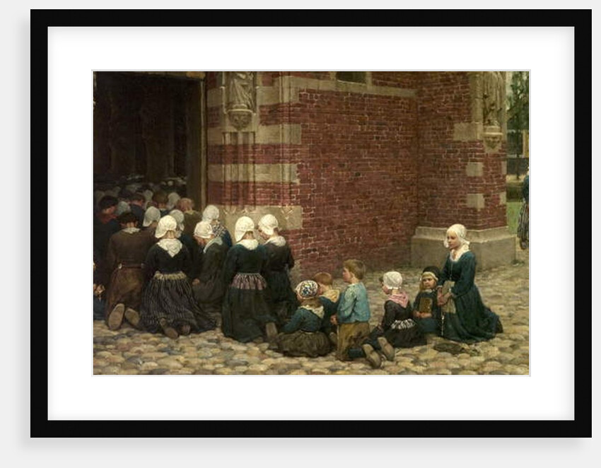 High Mass at a Fishing Village on the Zuyder Zee, Holland, 1876 by George Clausen