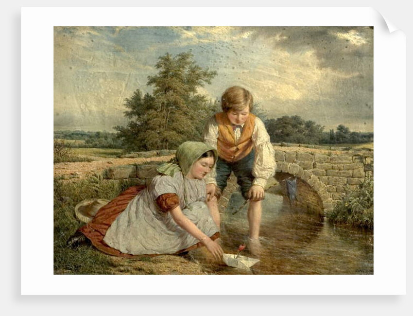 The Launch, 1858 by James T. Hart