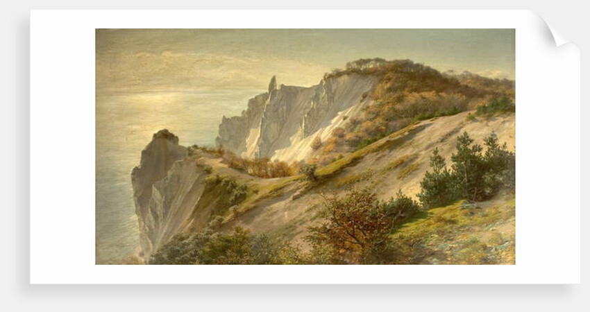 Autumn Views of Mons Cliff, Denmark, 1882 by Hans Fischer