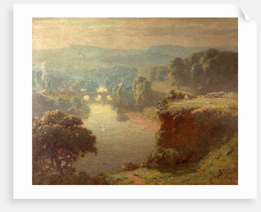 Morning, Teme Dale, 1908 by Alfred Hartley