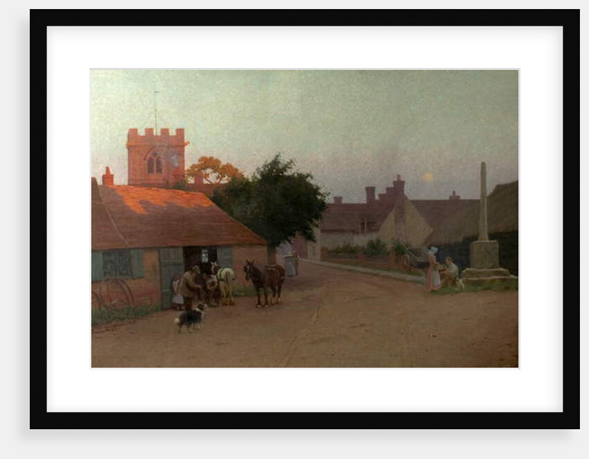 Evening Glow, 1909 by Tom Trythall Rowe