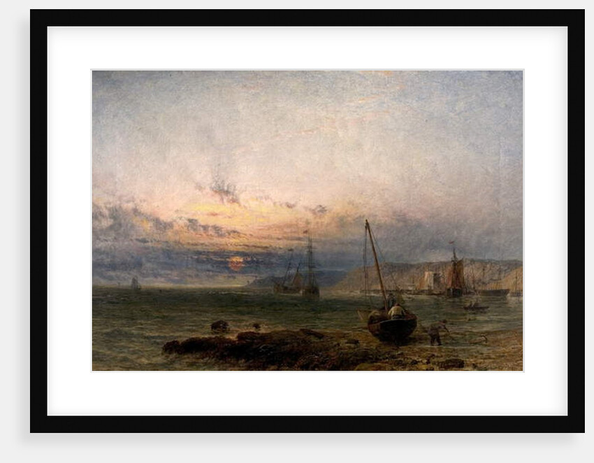 Coast Scene, Sunset, 1852 by Henry Dawson