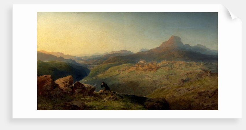 Town and Vale of Ffestiniog, Wales by Edmund John Niemann