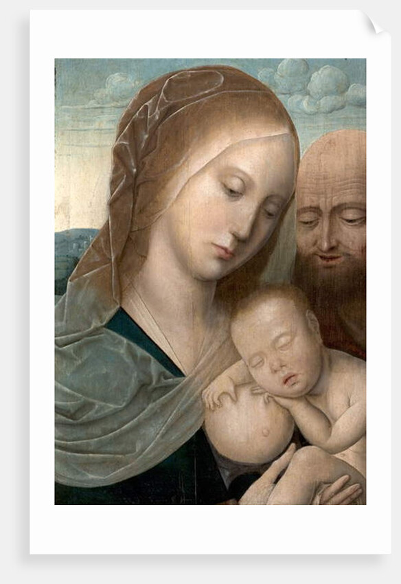 Virgin and Child with St Joseph, 1500-50 by Joos van (follower of) Cleve