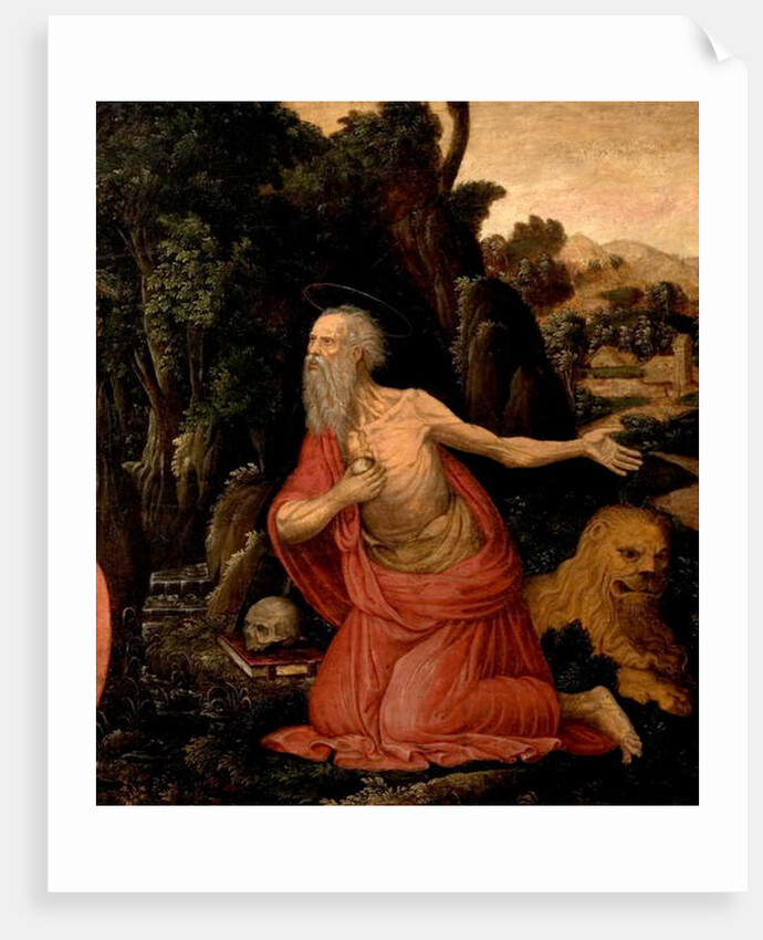 St Jerome by German School
