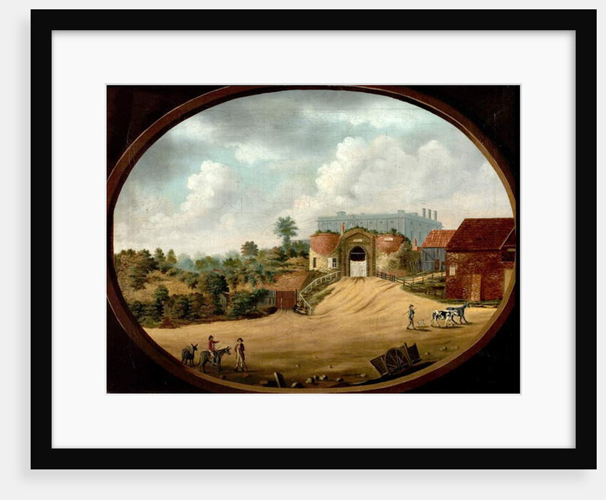 View of the Ancient Gateway and Castle, Nottingham, c.1795 by British School