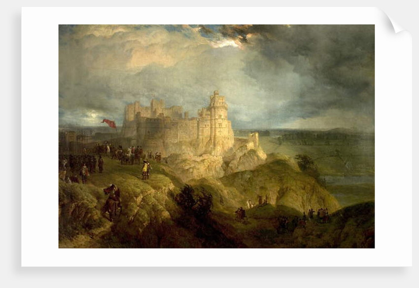 Nottingham Castle, 1847 by Henry Dawson