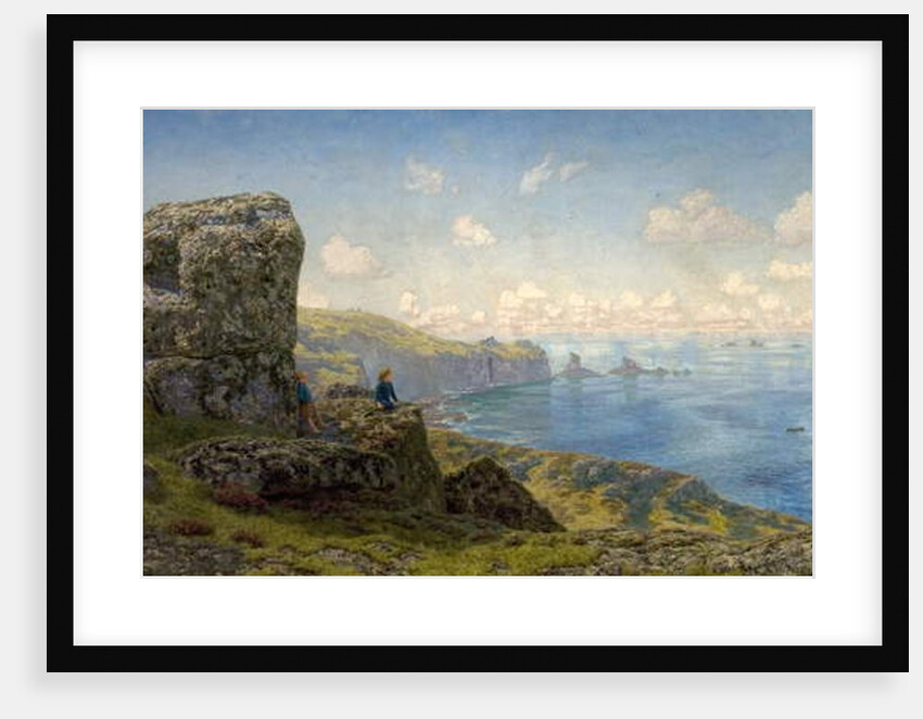 Golden Prospects, St Catherine's Well, Land's End, Cornwall, 1881 by John Brett
