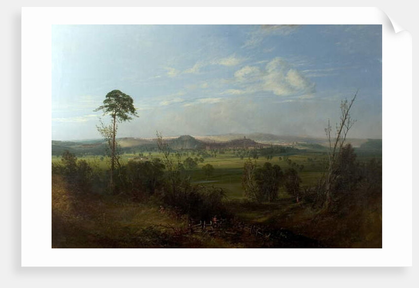View of Nottingham from Wilford, c.1850 by John Rawson Walker