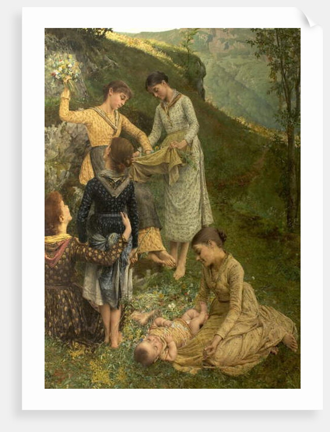 The Flowers of Capri, c.1887 by Filadelfo Simi