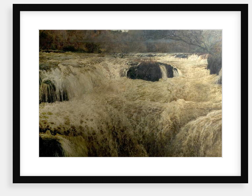 Salmon Leap, Cenarth Falls, Cardiganshire, Wales, 1878 by George Frank Miles