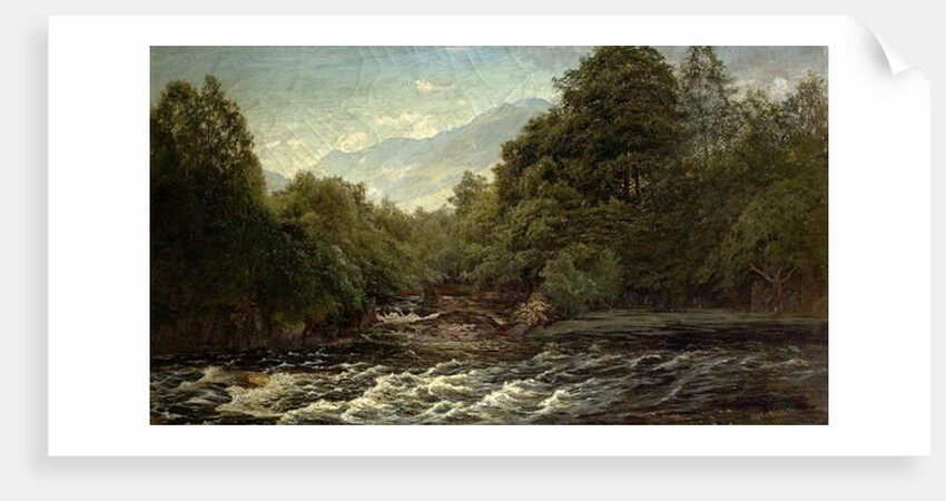 The Salmon Pool, 1880 by Alfred Pizzey Newton