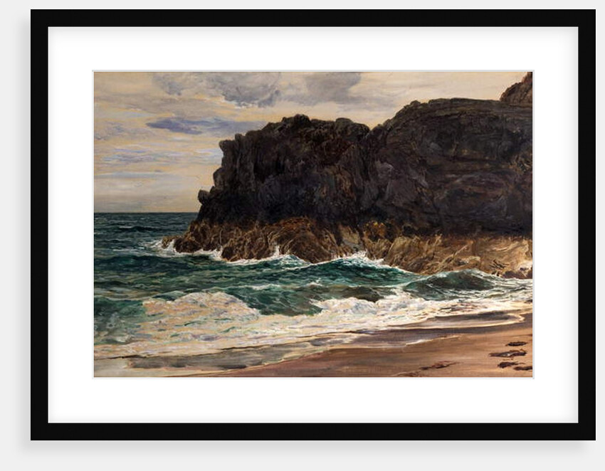 Lighthouse Rock, Llanddwyn, North Wales by Frederick William Hayes