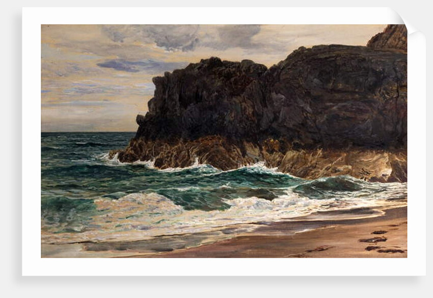 Lighthouse Rock, Llanddwyn, North Wales by Frederick William Hayes