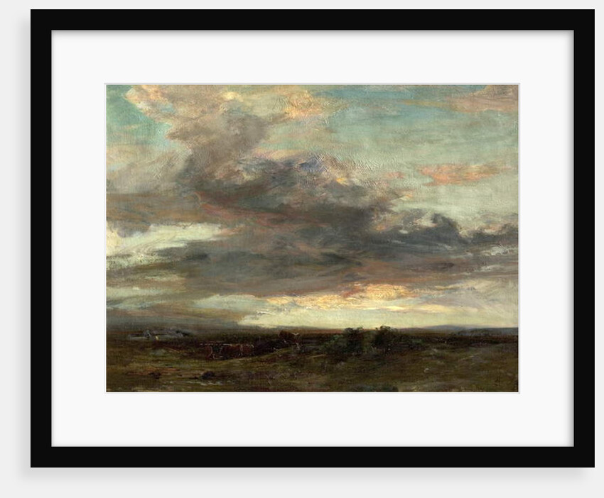 The Argyllshire Moor, Scotland, Sunset, 1907 by John Campbell Mitchell